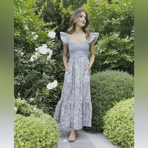 Floral Maxi Dress with Pockets